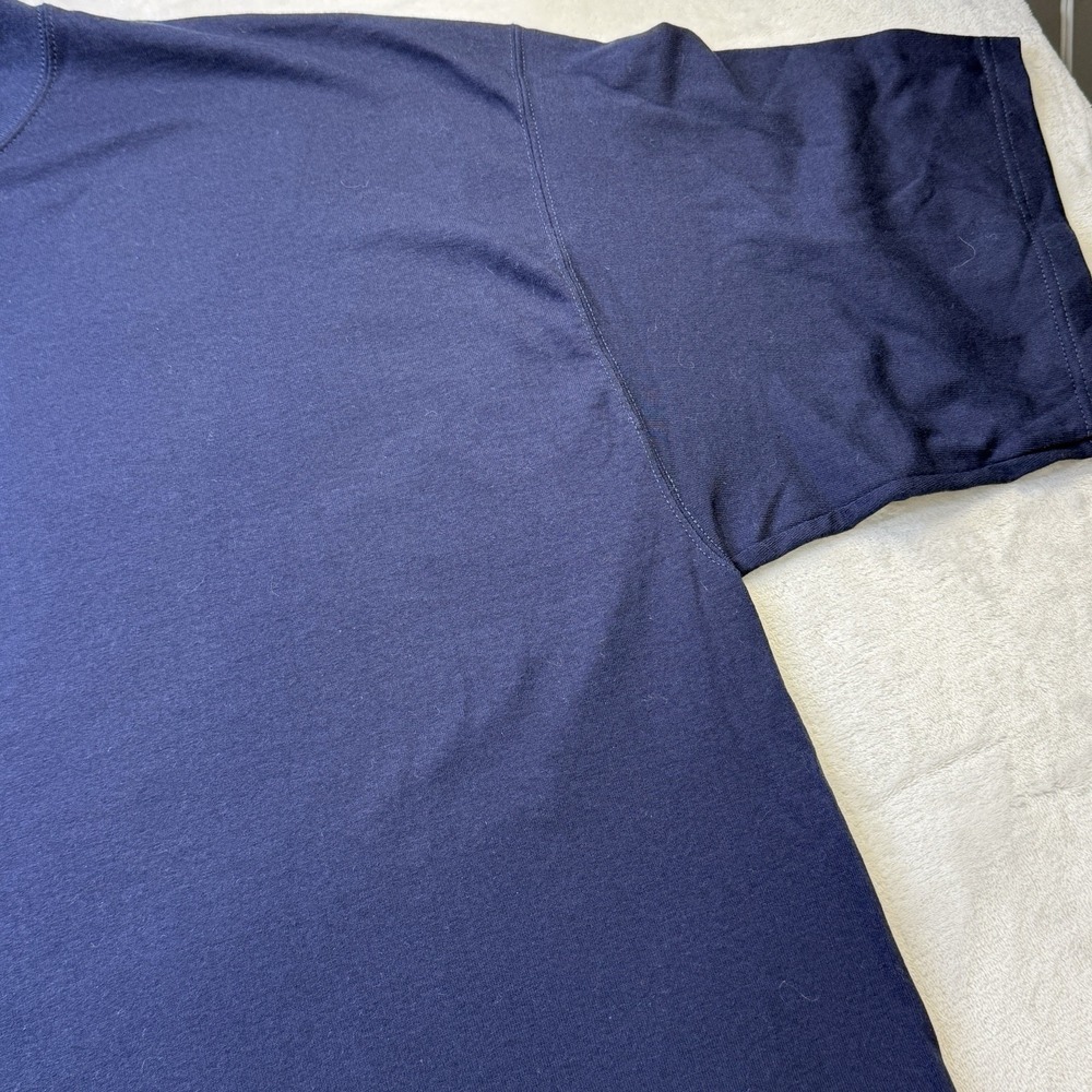 Vintage Pluma Heavyweight Cotton T Shirt USA Made Blank XL 90s NWT NOS - Picture 5 of 8